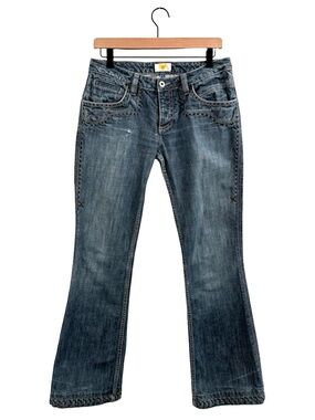 Antik Denim Dark Blue Flare Jeans